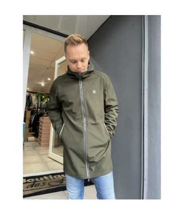 K VESTE COUPE VENT CAPUCHE KHAKI