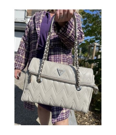 GUESS SAC EDA 3COMP SATCHEL TAUPE