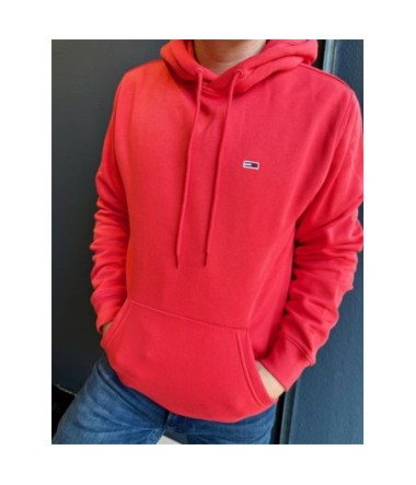 TOMMY HOODIE VERMILLON
