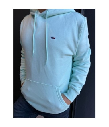 TOMMY HOODIE TURQUOISE FLAG